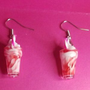 3pairs Milk Shake Earrings